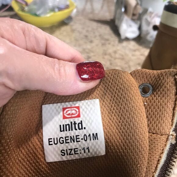 Echo unltd Size 11 tan work boots men’s - Picture 9 of 9